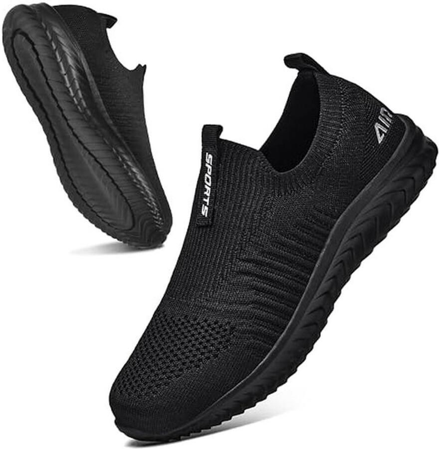 Damesschoenen Slip On Sneakers met Geheugenfoam Comfortabele en Lichte Sportschoenen voor Fitness en Wandelen