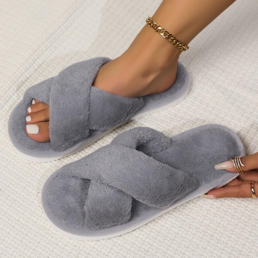 Damesslippers voor binnen Open teenmodel Comfortabel en lichtgewicht Ademend materiaal Duurzame zool Geschikt voor binnen en buiten