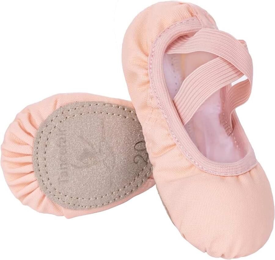 Dansschoenen ballerina's gedeelde leren zool voor kinderen en volwassenen