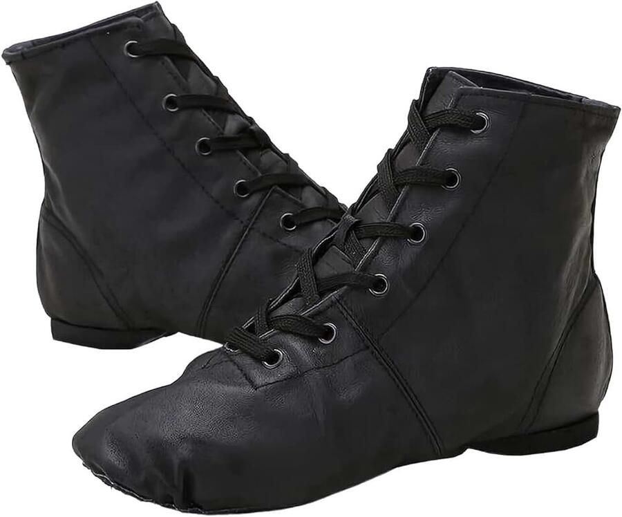 Dansschoenen balletschoen boot zachte zool yoga gymnastiek split plat ballet zachte pantoffels voor vrouwen meisjes jazz danslaarzen