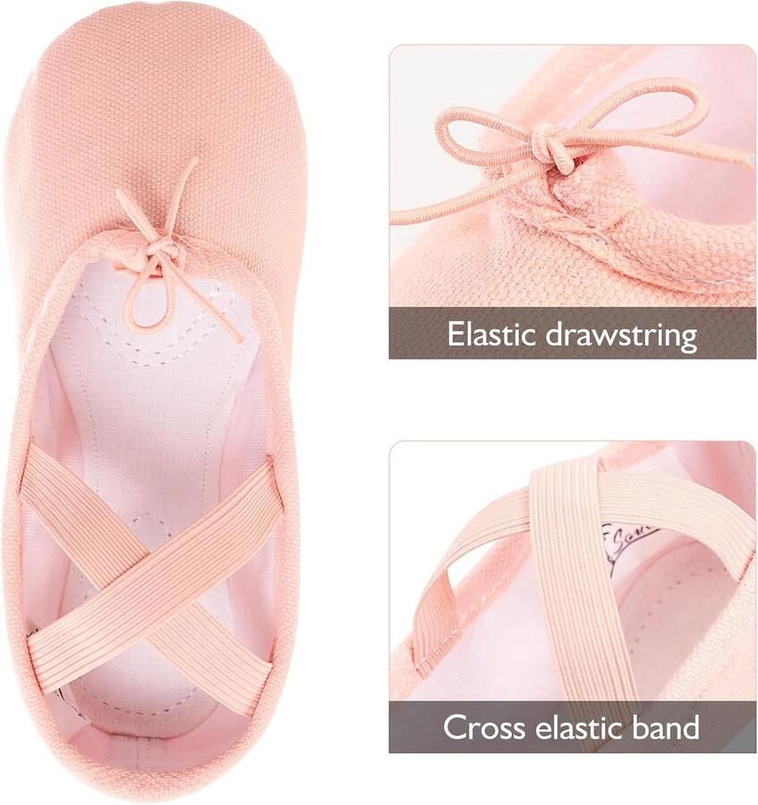 Dansschoenen Balletschoenen Dames Meisje