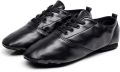 Dailygoods Jazz Balletschoenen met Veters Comfortabele Dansschoenen voor Dames in Zwart - Zwart