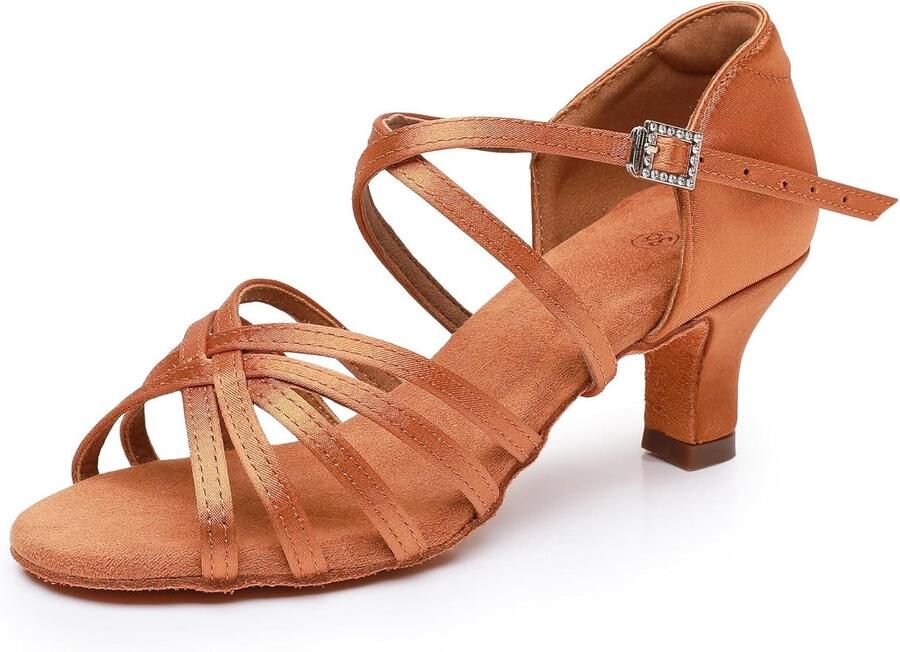 Dansschoenen dames 5 hak zwart elegant design perfect voor salsa en ballroom ShopVlot