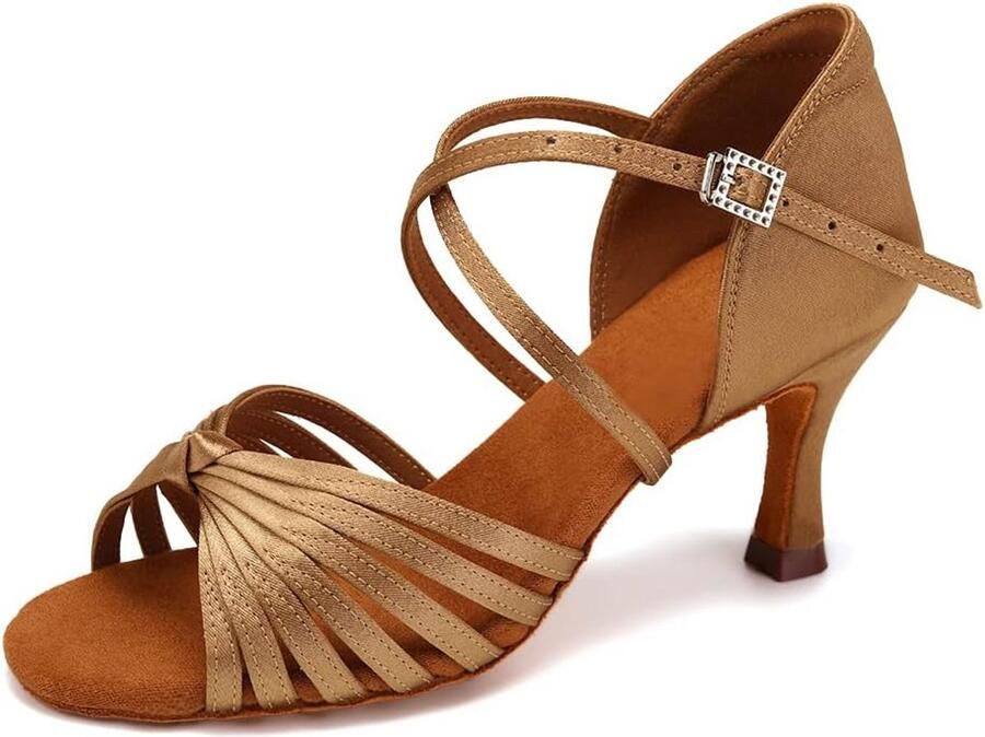 Dansschoenen Dames Latijnse Balzaal Salsa Open Teen