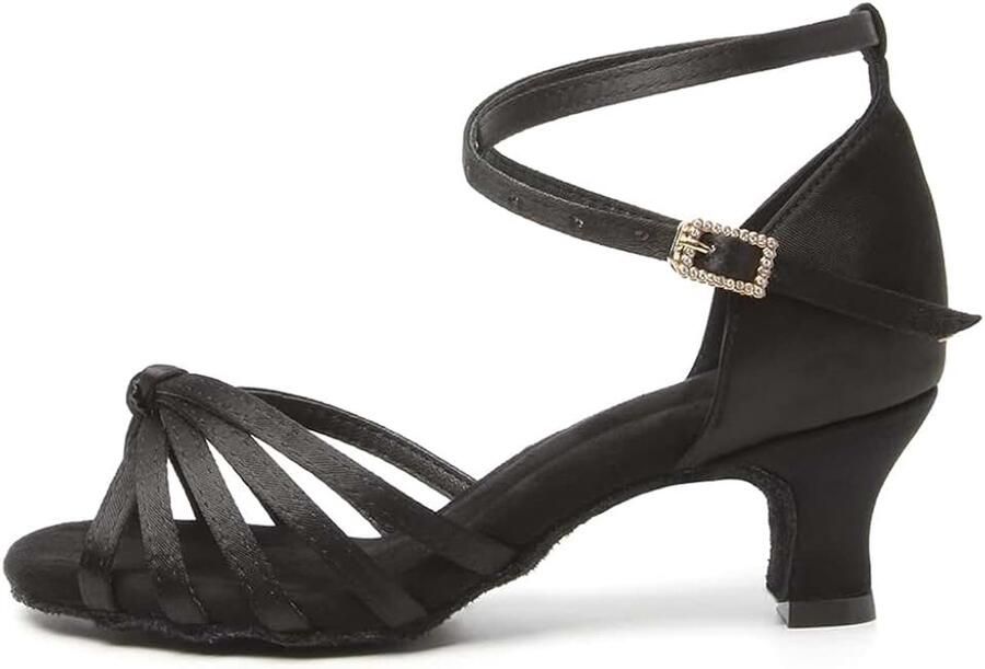 Dansschoenen dames satijnen Standaard Ballroom oefen tango Salsa Latijnse Dansschoen model-WZSP801