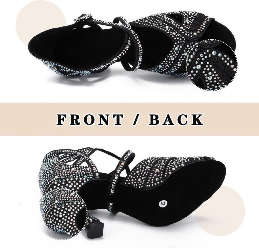 Dansschoenen dames Social Ballroom Latin Dance schoenen bruiloft - Foto 1