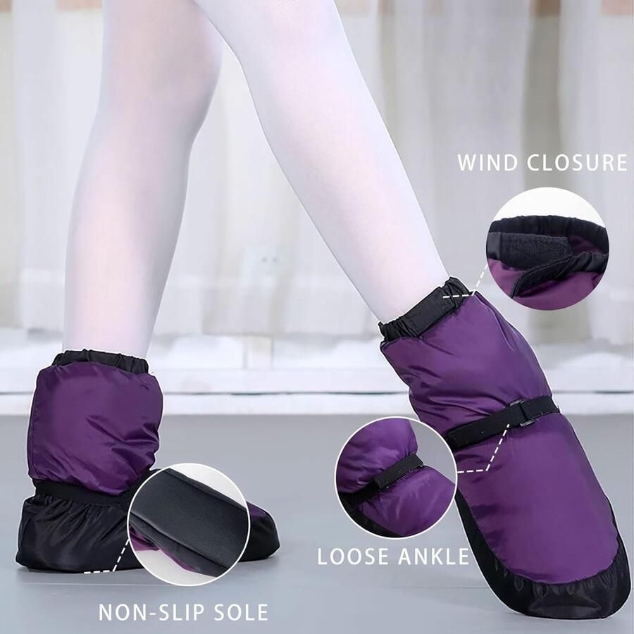 Dansschoenen Dames Warm Up Boot Pantoffels Warm Up Bootie Volwassen Laarzen