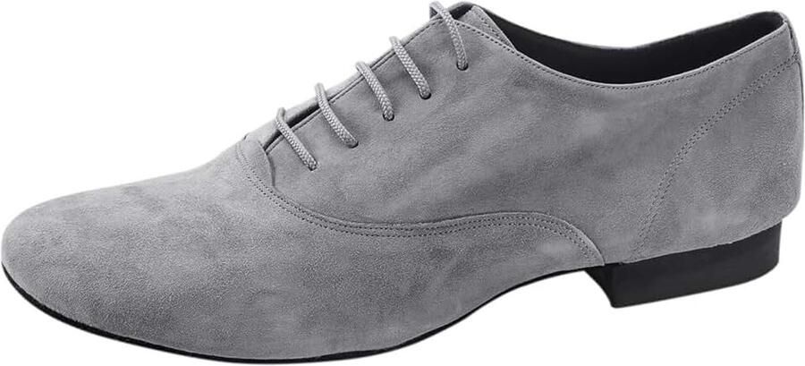 Dansschoenen Elite Flexman 240 Nubuck Grijs normale breedte 35 Ballroom Made in Portugal
