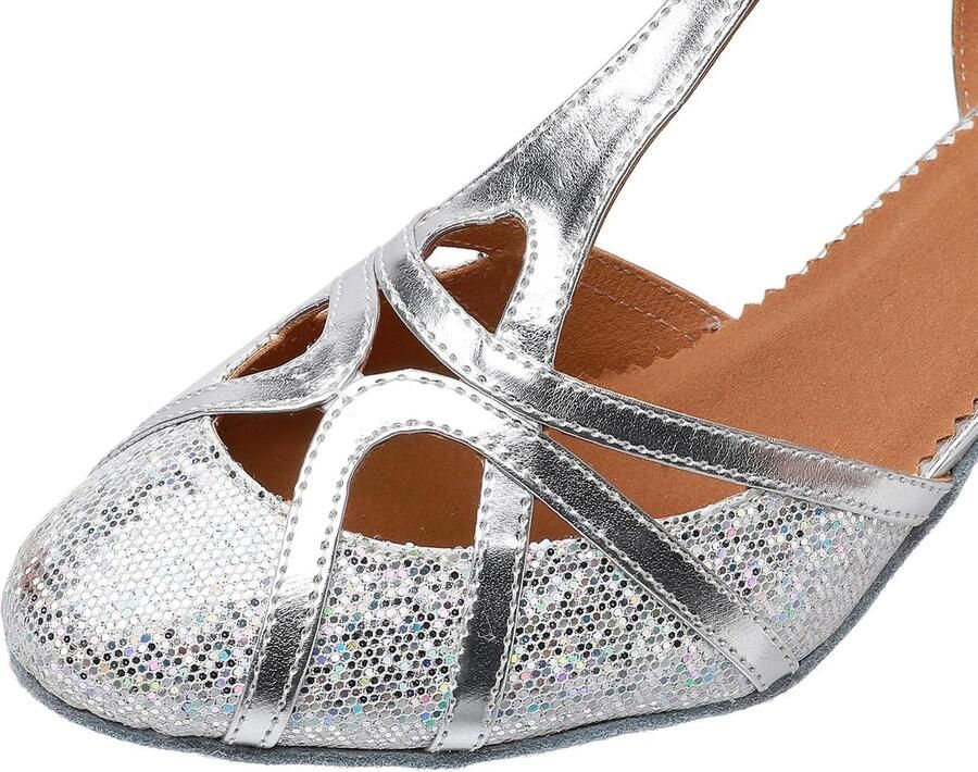 Dansschoenen Gesloten Teen Mode Salsa Tango Cha-Cha Ballroom Performence Dansschoenen Bruiloft Avond Party 5