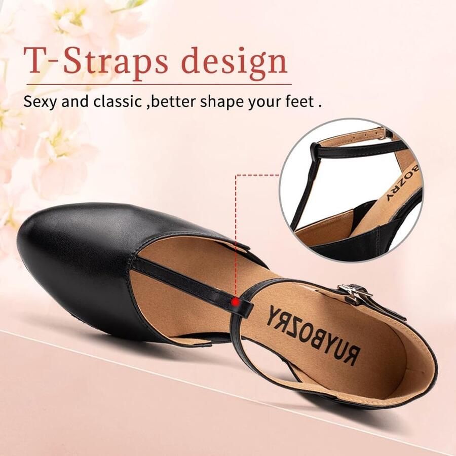 Dansschoenen Gesloten Teen Tango Salsa Balzaal Modern Dansschoenen Karakter Schoenen model YCD29 - Foto 1