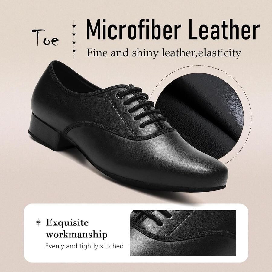 Dansschoenen heren veters Standaard balzaal Moderne Salsa