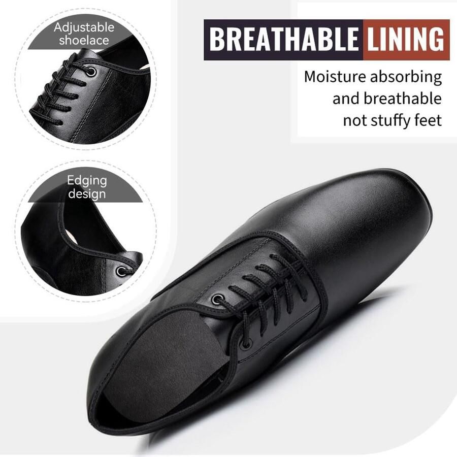 Dansschoenen herren veters Gesloten Teen Standaard Ballroom Moderne oefeningen Salsa Latijnse Dansschoen model-LHD401