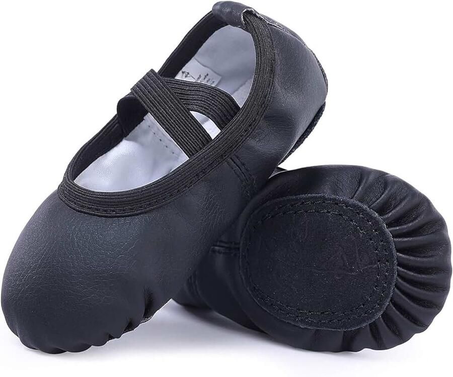 Dansschoenen Leer balletschoenen voor kinderen Gesplitste zool