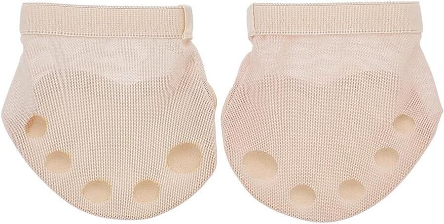 Dansschoenen lyrisch danspoten kussen voet ondergoed ballet voet tanga antislip voorvoet bekleding voor ballet yoga pilates antiek wit (M) antiek wit S : Amazon.nl: Kleding schoenen & sieraden - Foto 1