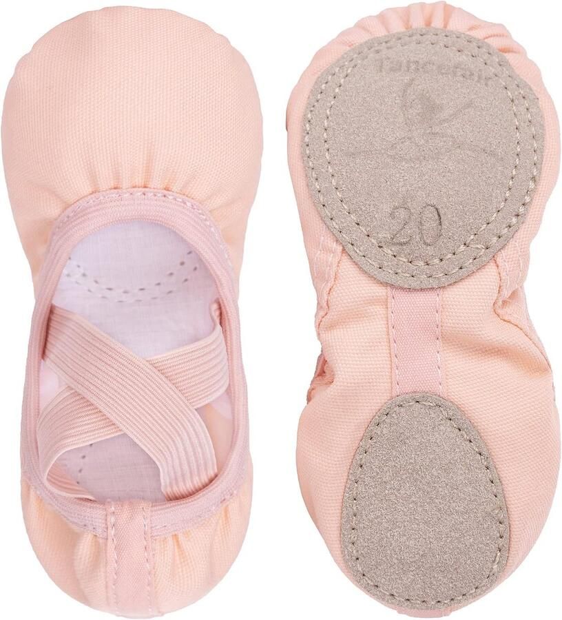 Dansschoenen meisjes 30 canvas ballet ideaal voor danslessen ShopVlot