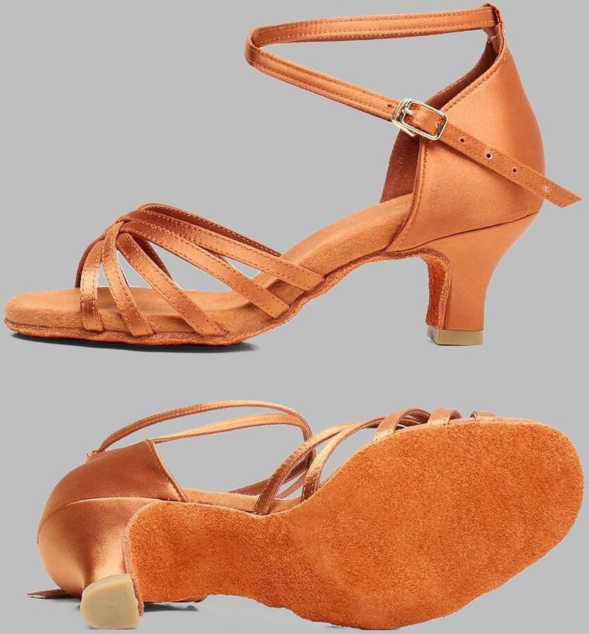 Dansschoenen met hoge hak Ballroom Jazz Latin Rumba Cha