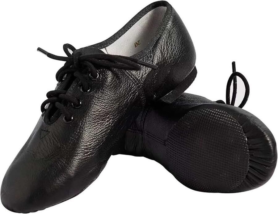 Dansschoenen met Kant voor Meisjes Dames Zwart Beige