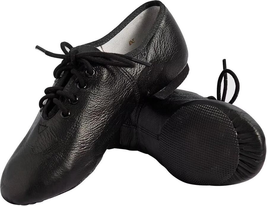 Dansschoenen met Kant voor Meisjes Dames Zwart Beige