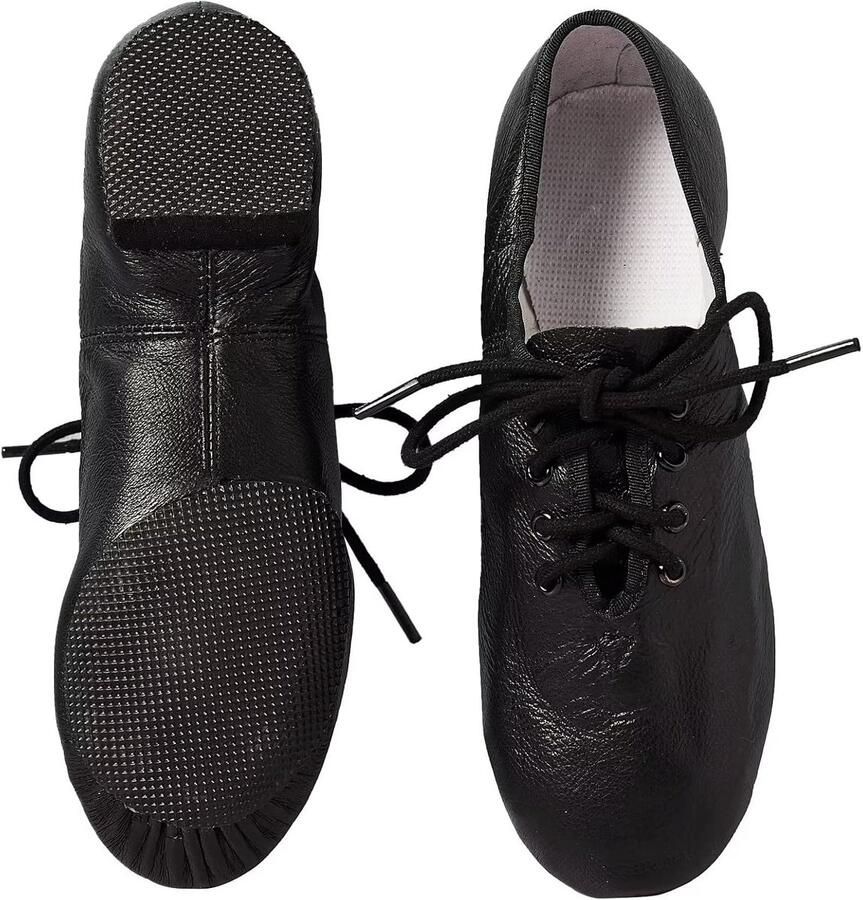 Dansschoenen met Kant voor Meisjes Dames Zwart Beige