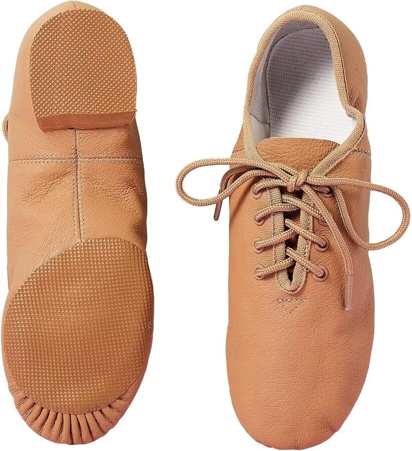 Dansschoenen met Kant voor Meisjes Dames Zwart Beige