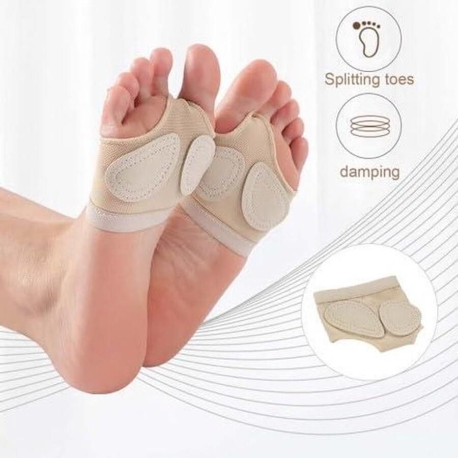 Dansschoenen met Paw Pad zool voor ademend comfort Antislip en geschikt voor klassiek buikdans en jazz Set van 4 paar