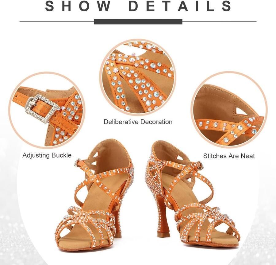 Dansschoenen Salsa Dans Cross Ballroom Latijns Salsa Performence Schoenen