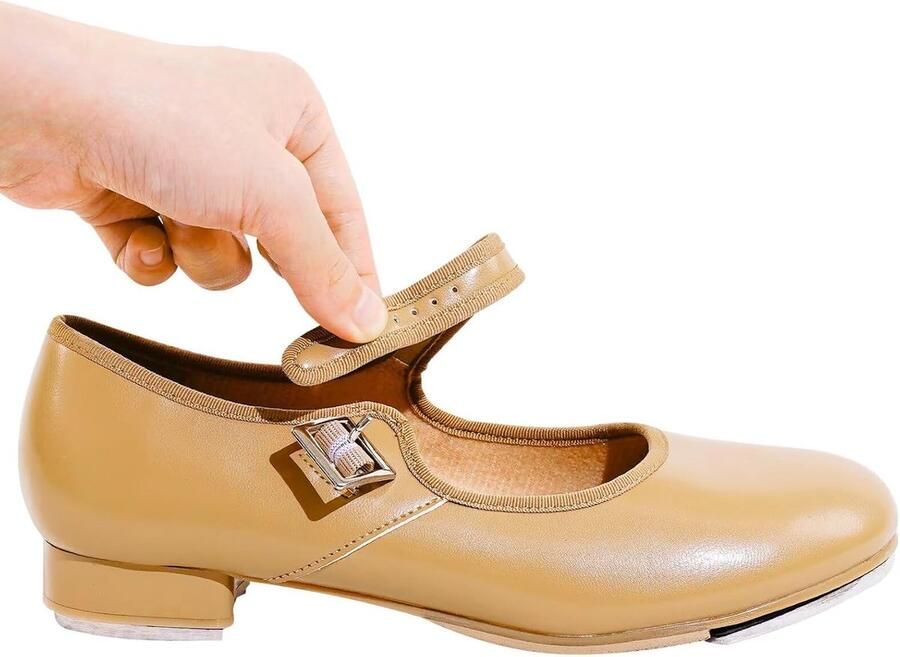Dansschoenen van lakleer met schuifgesp voor kinderen en volwassenen
