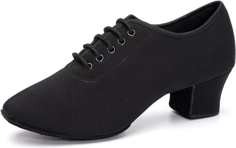 Dansschoenen Veterschoenen Moderne Salsa Praktijk Dansschoenen Model LHD-NJB