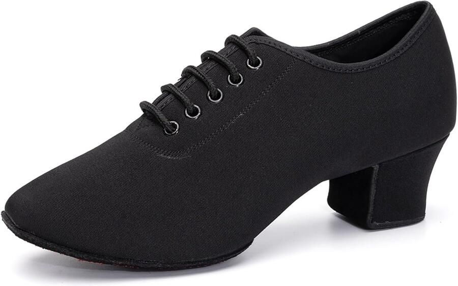 Dansschoenen Veterschoenen Moderne Salsa Praktijk Dansschoenen Model LHD-NJB
