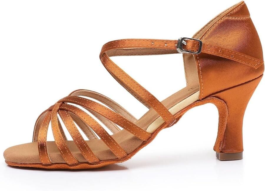 Dansschoenen voor dames dansschoenen geschikt voor latin salsa tango rumba cha 5 hak 2 5-6 inch