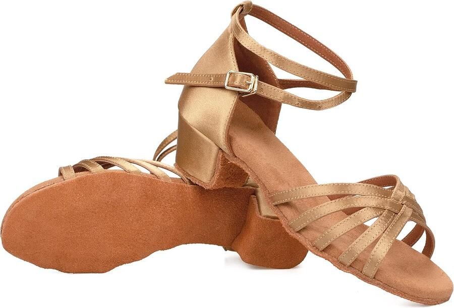Dansschoenen voor dames en meisjes Beige
