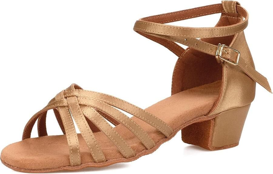 Dansschoenen voor dames en meisjes Beige - Foto 2