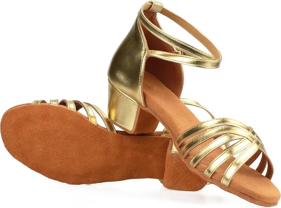Dansschoenen voor dames en meisjes Goud