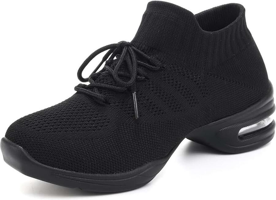 Dansschoenen voor dames gymschoenen training wandelen dans hiphop jazz ademend licht