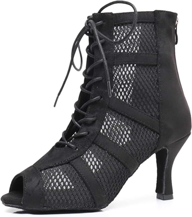 Dansschoenen voor dames hoge hak latin avondlaarzen