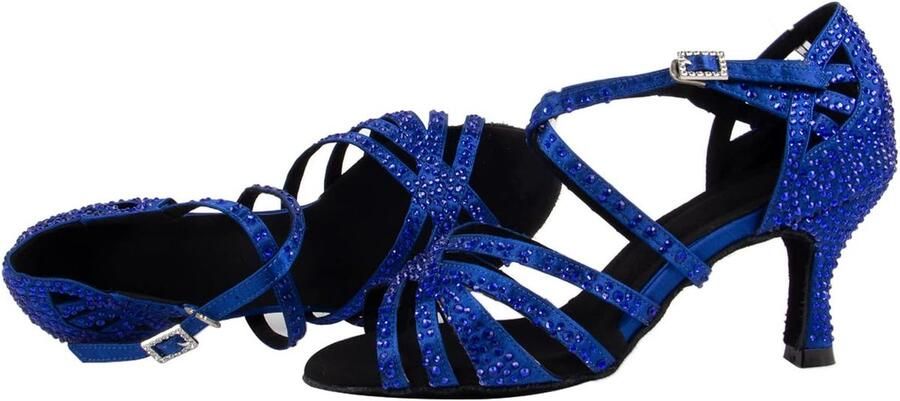 Dansschoenen voor dames Latijns met strass
