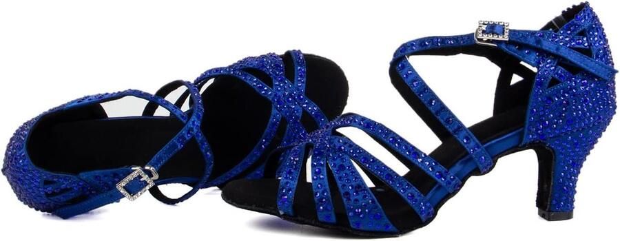 Dansschoenen voor dames Latijns met strass