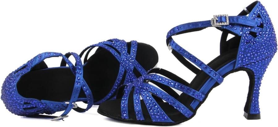 Dansschoenen voor dames Latijns met strass