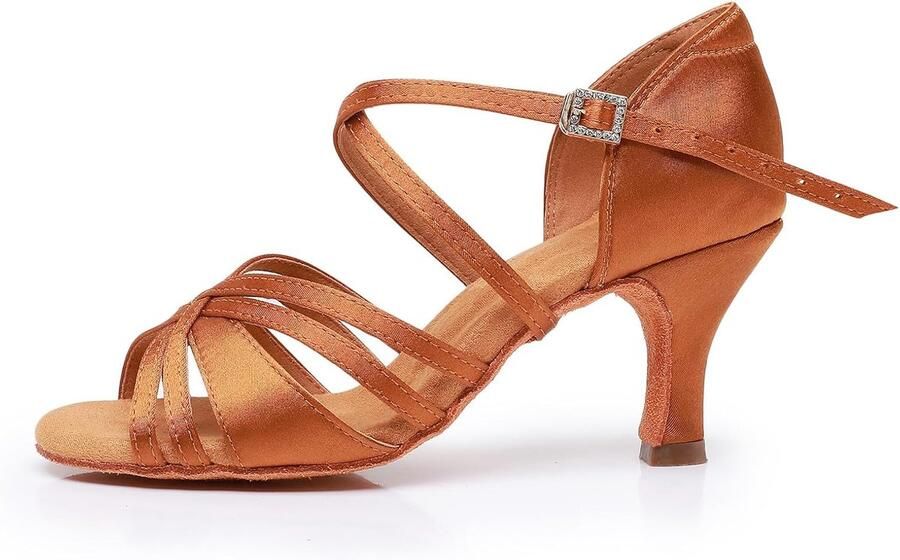 Dansschoenen voor dames nieuwe klassieke stijlen salsa dansschoenen professionele prestaties praktische dansschoenen 5 hak