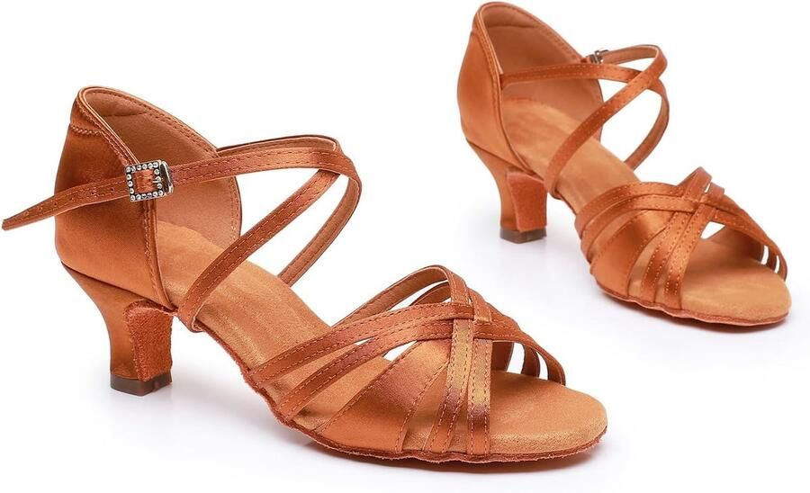 Dansschoenen voor dames nieuwe klassieke stijlen salsa dansschoenen professionele prestaties praktische dansschoenen 5 hak