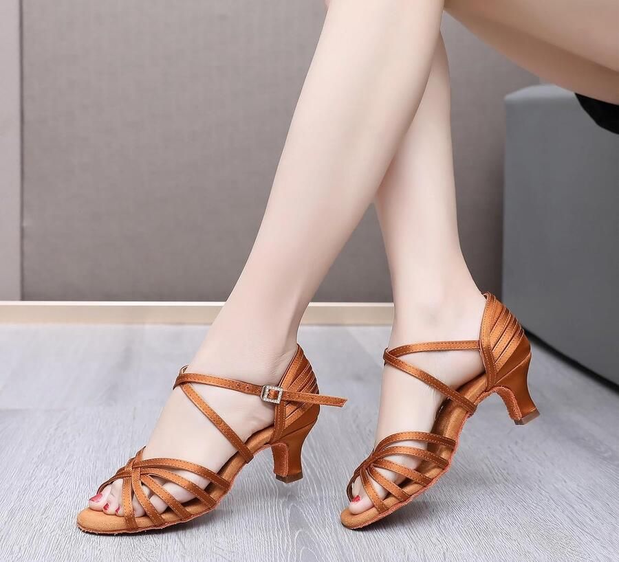 Dansschoenen voor dames professionele dansschoenen ballroomfeest salsa fitness dansschoenen 5 hak