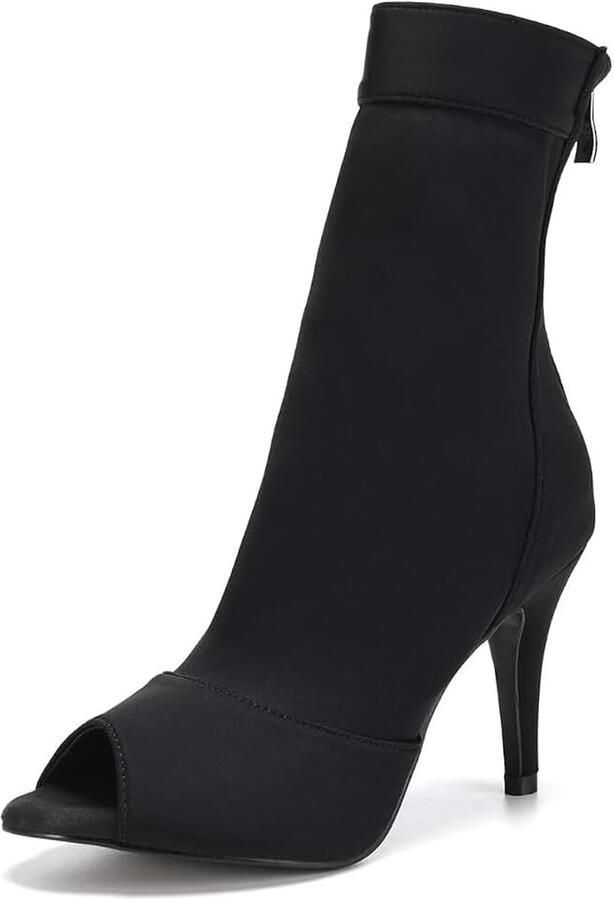 Dansschoenen Voor Dames Stiletto Open Teen Salsa Tango Hoge Hak