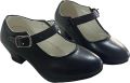 Dansschoenen voor Flamenco of Sevillana kinder- en volwassenenmaat - Zwart