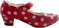 Dansschoenen voor Flamenco of Sevillana kinder- en volwassenenmaat - Witte/Wit