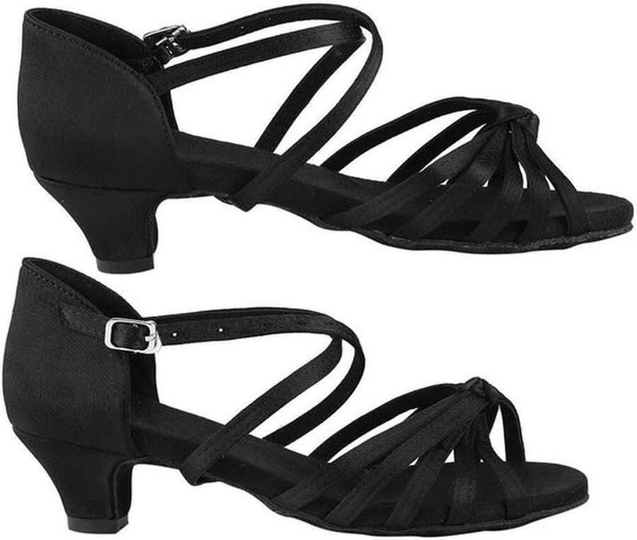 Dansschoenen voor Kinderen Latijnse Schoenen met Hoge Hak Ademend en Comfortabel Meisje Vrouwen Ideale Dansschoenen voor Optredens