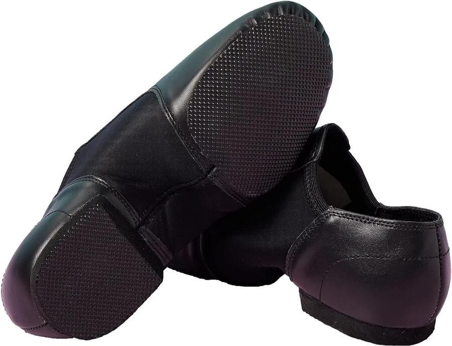 Dansschoenen voor Meisjes Dames Zwart Beige - Foto 2