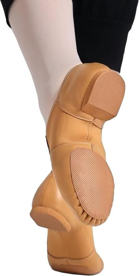 Dansschoenen voor Meisjes Dames Zwart Beige