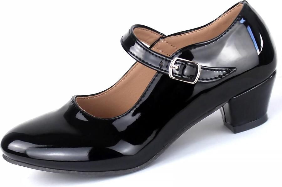 Dansschoenen voor meisjes met verstelbare riem antislipzool