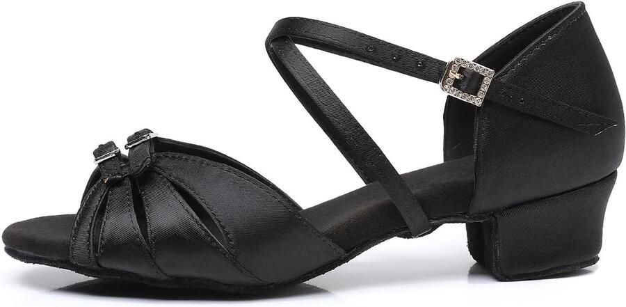 Dansschoenen voor meisjes verstelbaar lage hak meisjes dansschoenen salsa tango praktijk