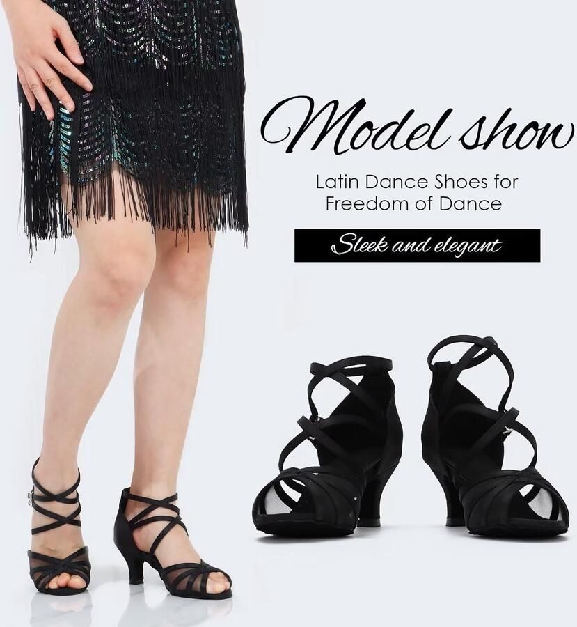 Dansschoenen voor vrouwen Latijnse balzaal bruiloftsschoenen mesh bruidsschoenen formele